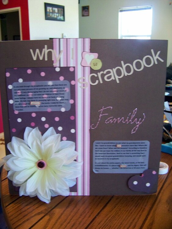 Why I {heart} to scrapbook
