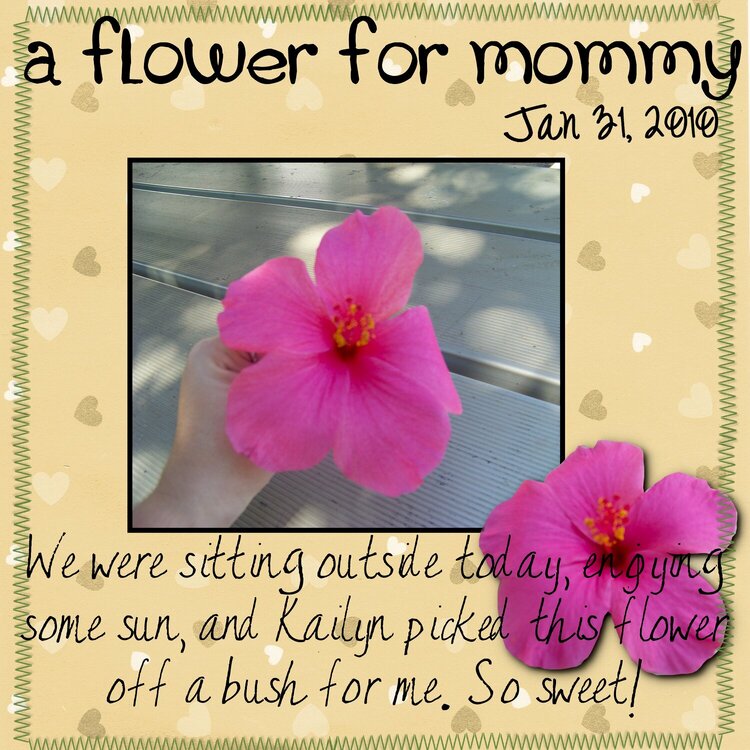 A flower for mommy p365 day 31