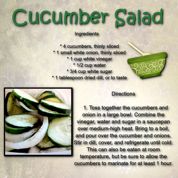 Cucumber Salad