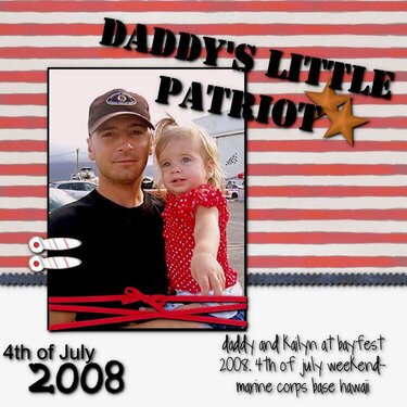 Daddys Little Patriot- refo