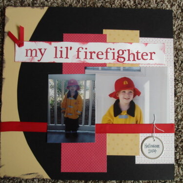 My lil&#039; firefighter