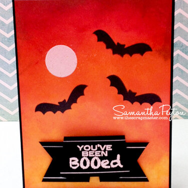 Spooky Sunset Halloween Card