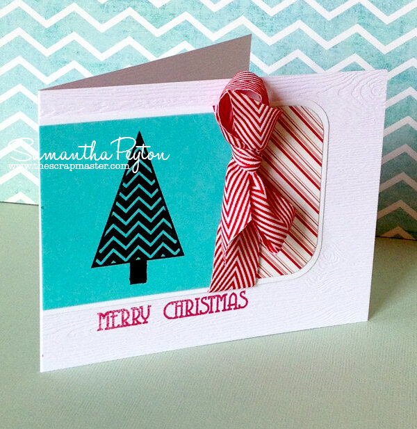 Merry Christmas Trendy tree card
