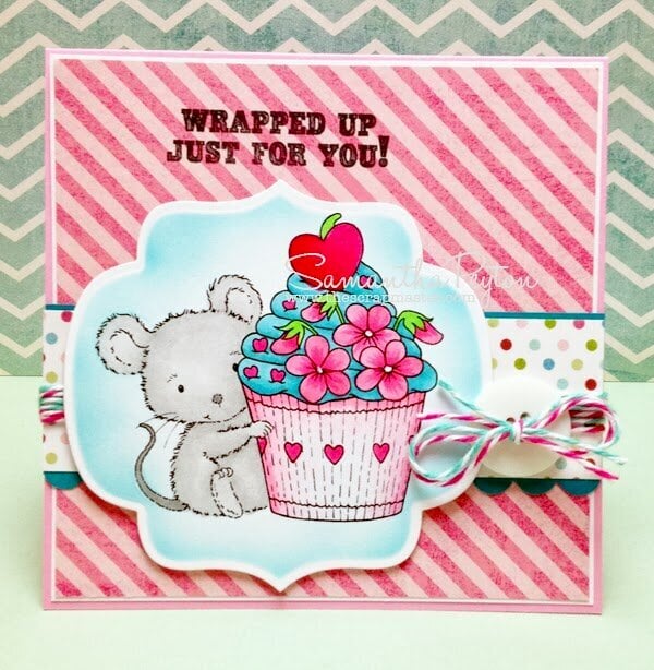 Wrapped Up Cupcake Card
