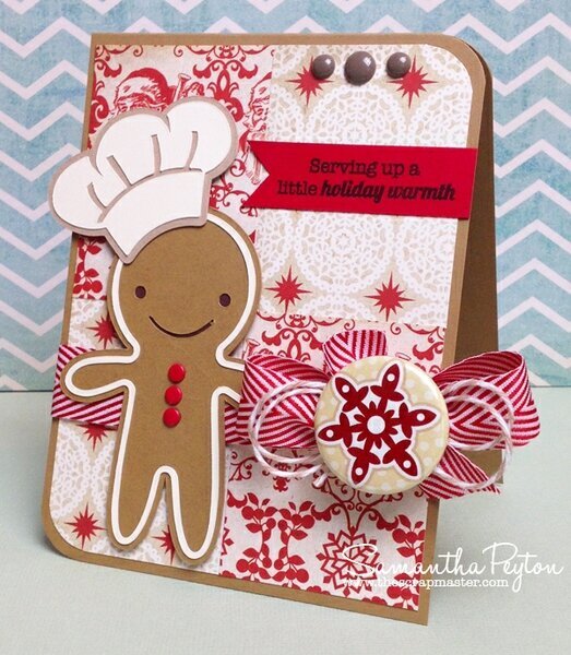 Holiday Warmth Gingerbread Card