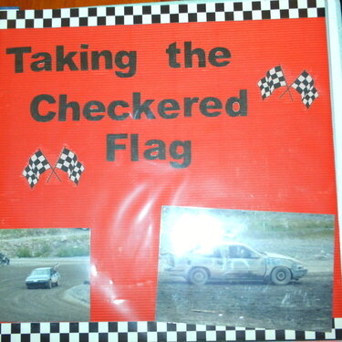 Taking the checkered flag