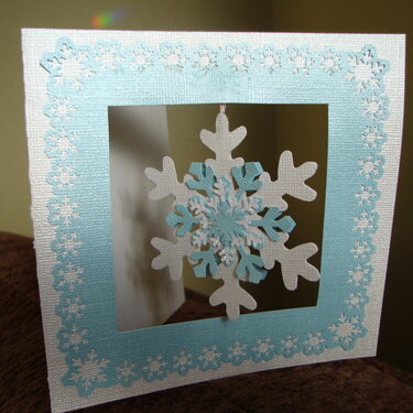 snowflake card.