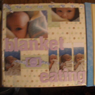 blanket eating