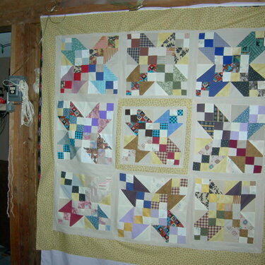 my quilt.(i&#039;m half way done.)