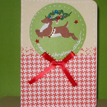 Reindeer card