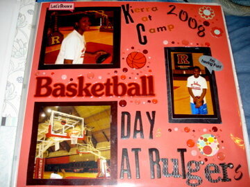 My Baby Kierra at Rutgers Basketball Camp in 2008