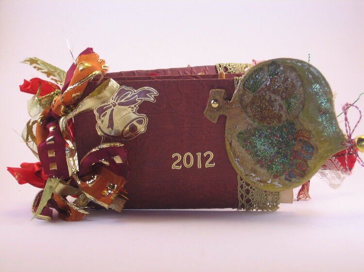 Christmas mini book, the front