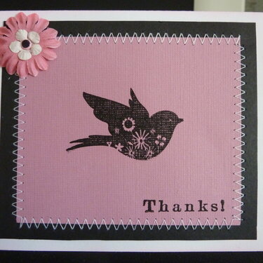 My First Stitched Card