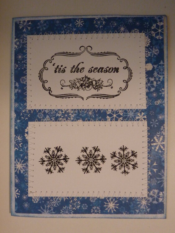 Another Stitched card!