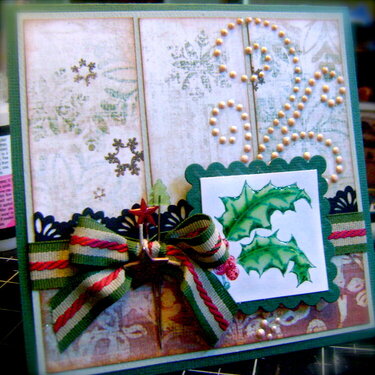 Holly Berries Card