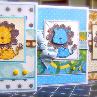Lion Baby Cards