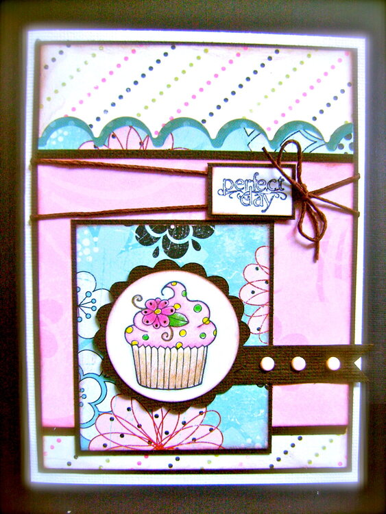 Cupcake Card *Whimsy Stamps*
