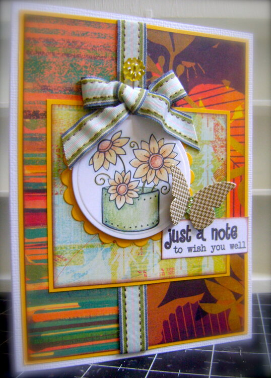 just a note *Whimsy Stamps* and *Crop Chocolate*