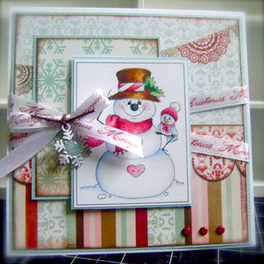Snowman *whimsy stamps*