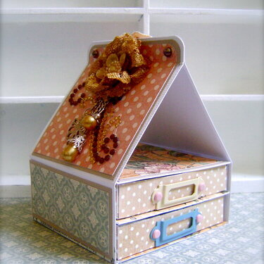 Tea Light Box *ScrapThat! September Kit*