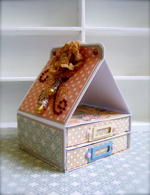 Tea Light Box *ScrapThat! September Kit*