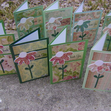 Set of 8 Thank You cards