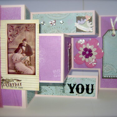 Valentine Trishutter Card