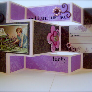 Valentine Trishutter Card