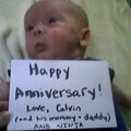 Anniversary wishes from Calvin and family