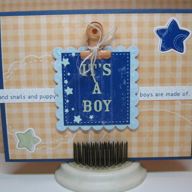 Baby Boy card