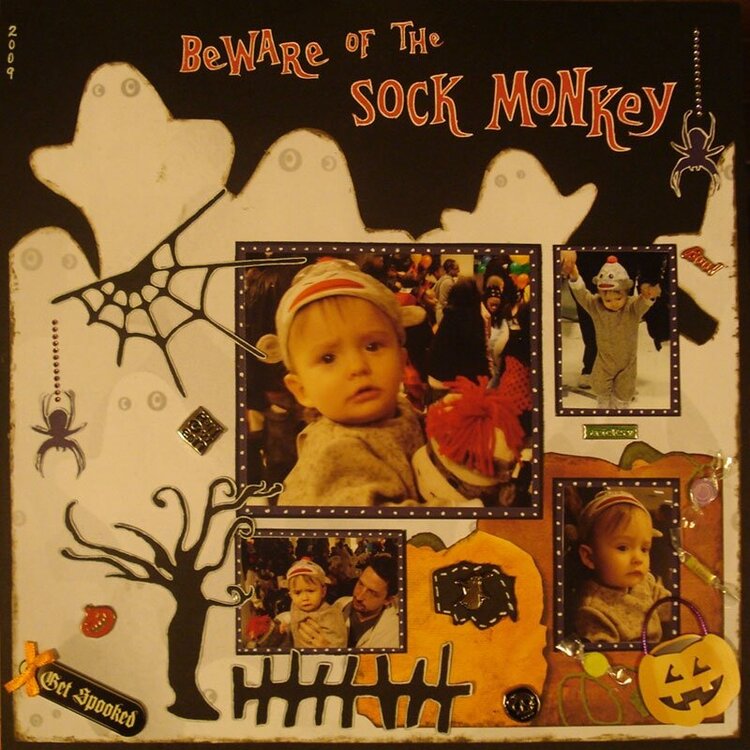 Beware of the Sock Monkey - Halloween 2009