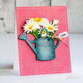 Daisies in a Watering Can
