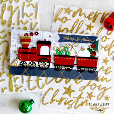 Spellbinders All Aboard Kit - Christmas Train