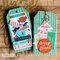 Christmas Cards + Tags created with the Spellbinders All Aboard Kit