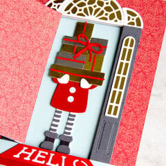 Christmas Open House Open Door Card