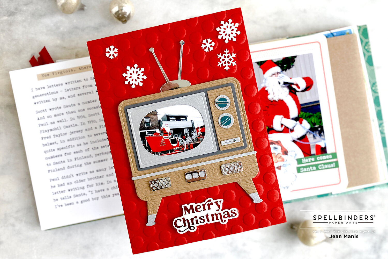 Retro Christmas TV - Project Idea - Scrapbook.com