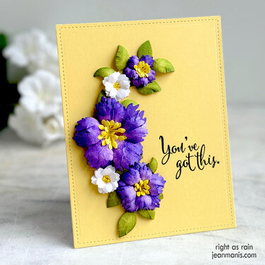Floral Encouragement Card