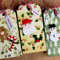 Mixed-Media Christmas Tags