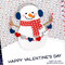 Snowman Valentine