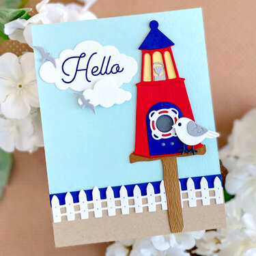 Spellbinders | Lighthouse Birdhouse