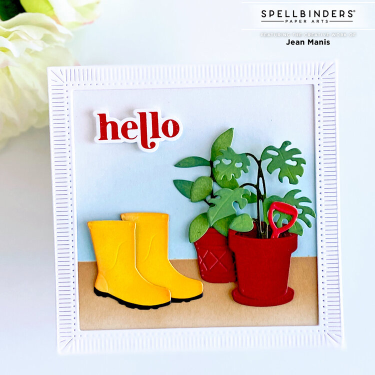 Garden-themed Hello