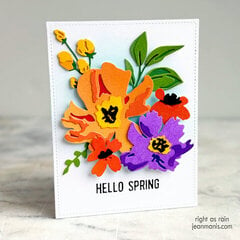 Tim Holtz Spring Die-Cut Flowers