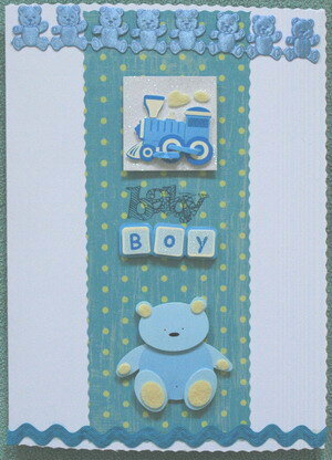 New Baby Card for my Grandson