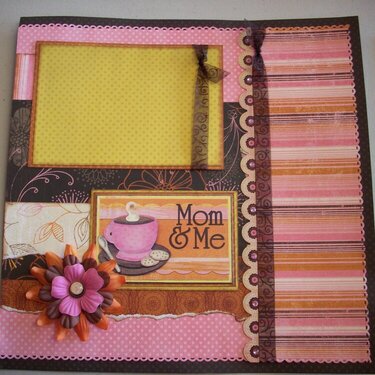 Mom &amp; Me Layout Right Page