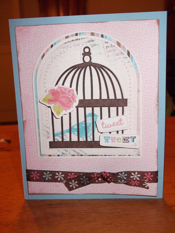 Birdcage Card - Cricut Imagine