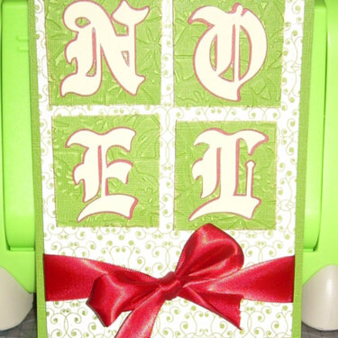 Noel Christmas Card