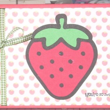 Strawberry Card