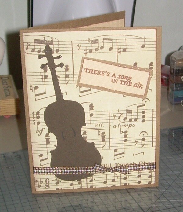 Musical instrument Card