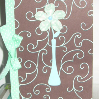 Flower &amp; Vase Card