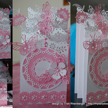 Double Zig zag or trifold card